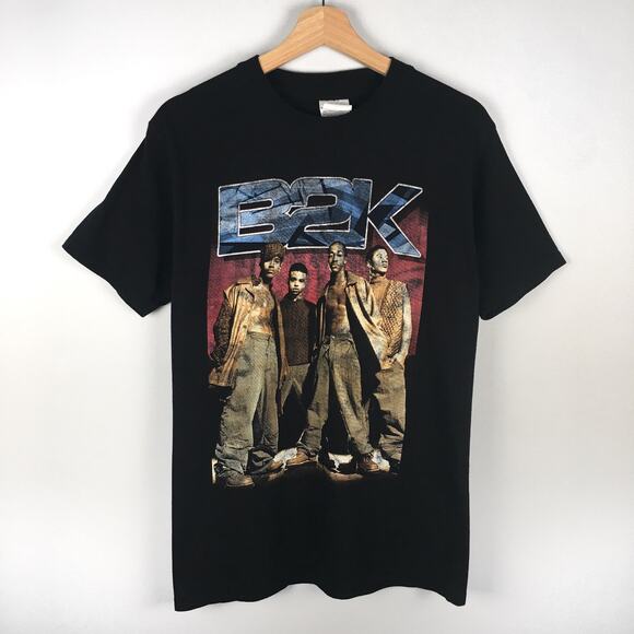 Rare Vintage B2K Rap Tee Music Concert Black Y2K R&B Boy Band T Shirt Medium - Picture 1 of 11